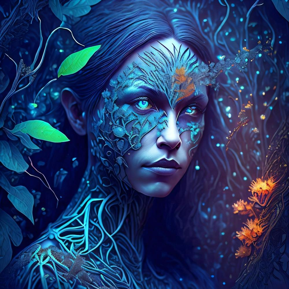 Woman In The Forest