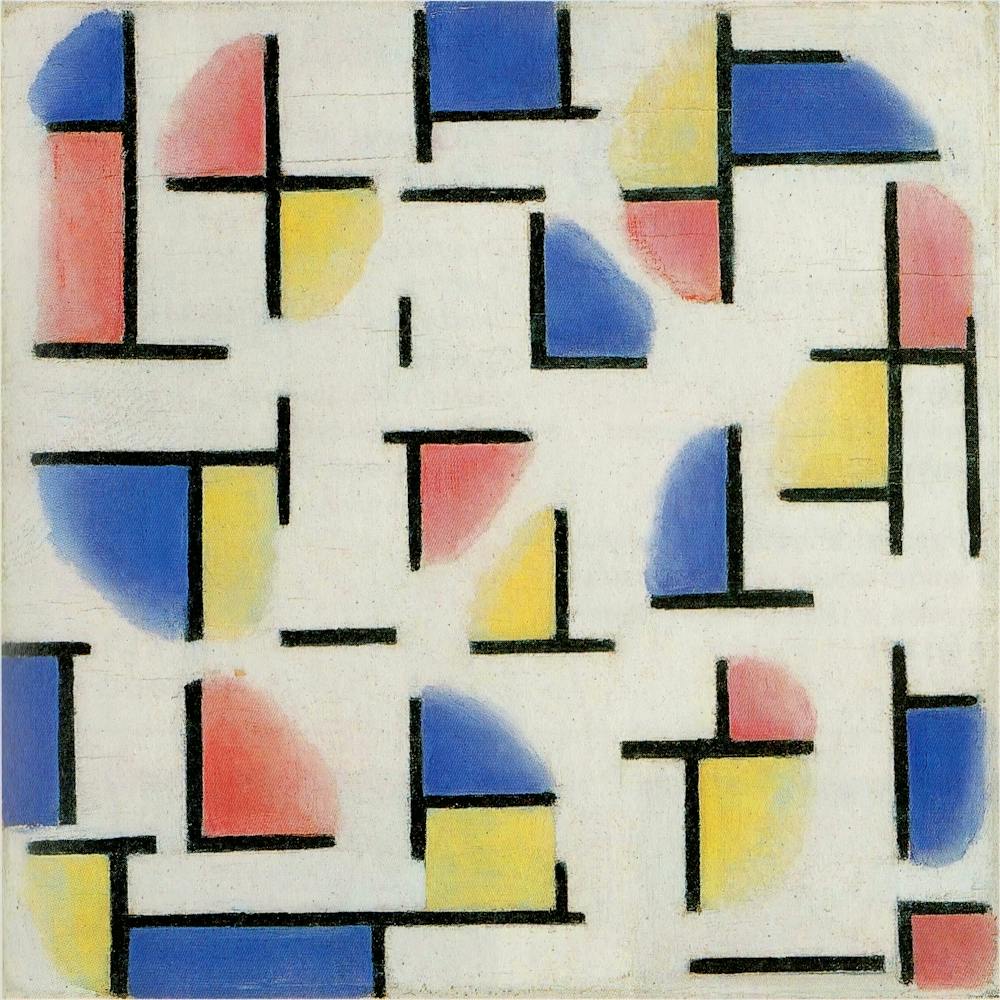 Variation On Composition Xiii By Theo Van Doesburg