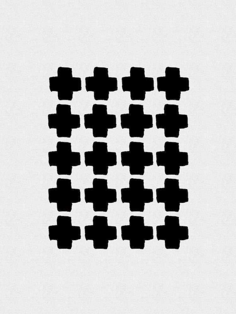 Black & White Abstract III