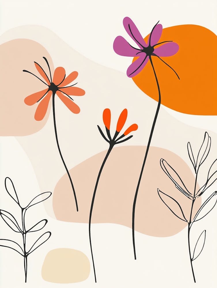 Blumen auf weißem Hintergrund 18