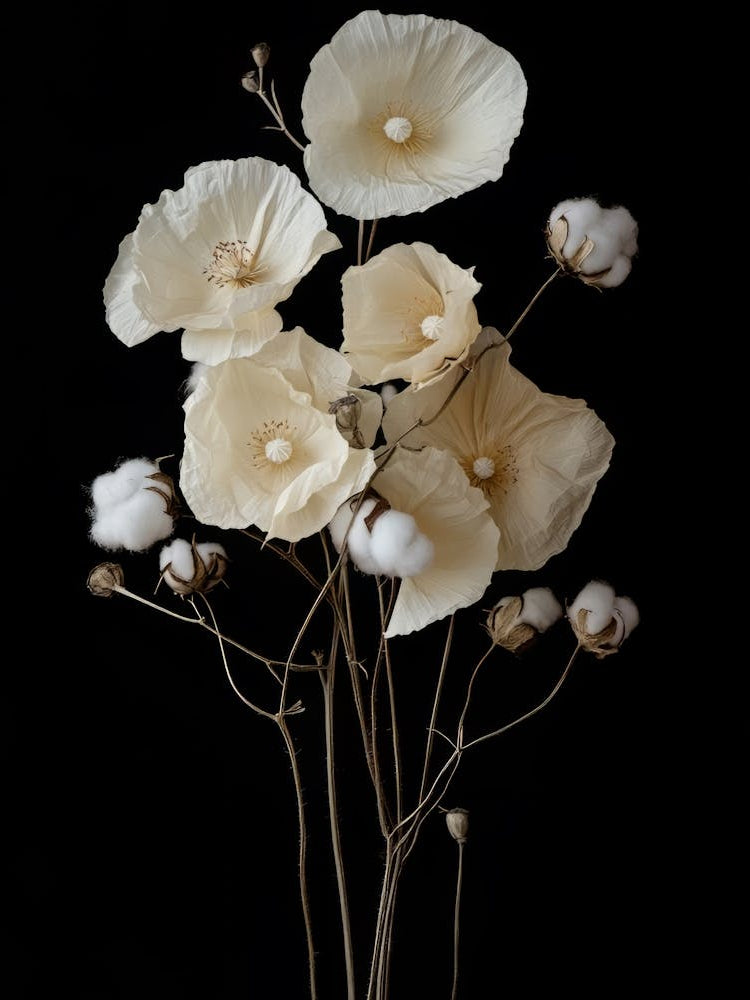 White Flower Poster 1