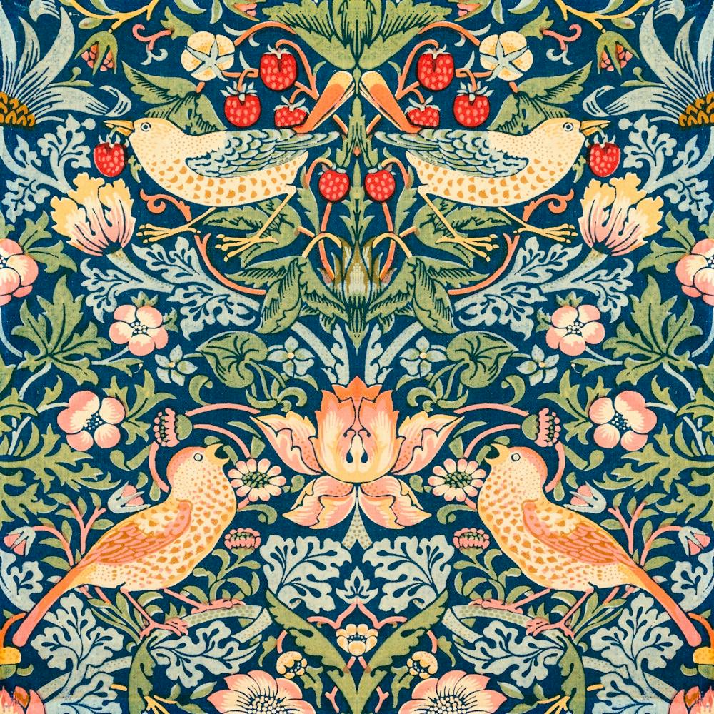 William Morris The Strawberry Thieves Pattern 1883
