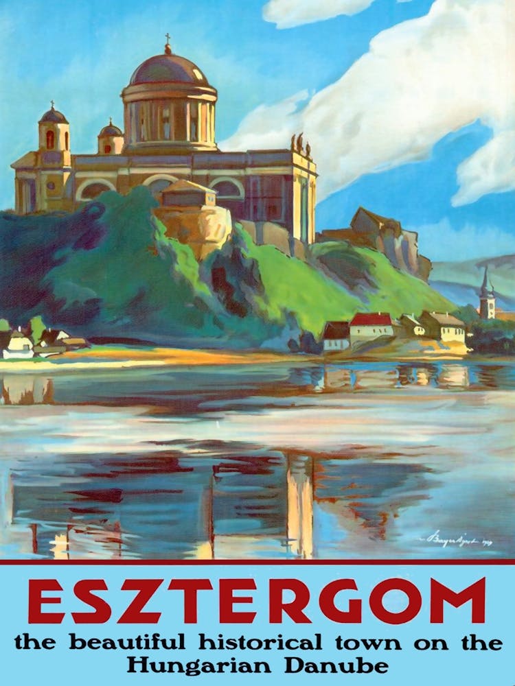 Esztergom, Danube River, Hungary