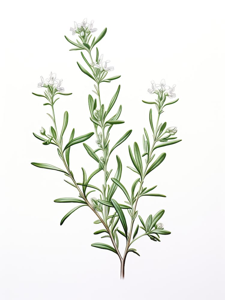 Wingter Savory Vintage Botanical Herbs 0