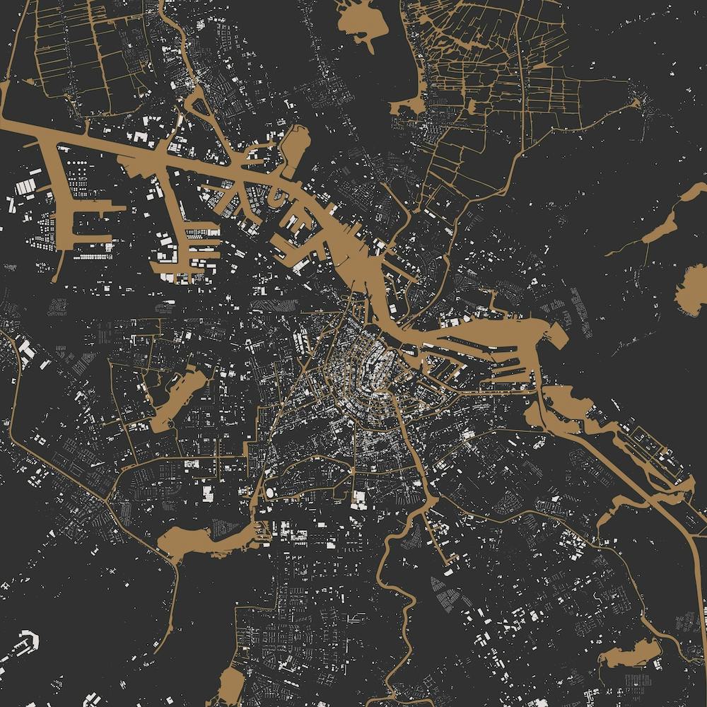 Amsterdam Black/Gold