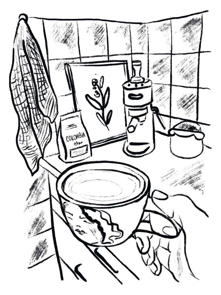 Coffee Station at the Kitchen