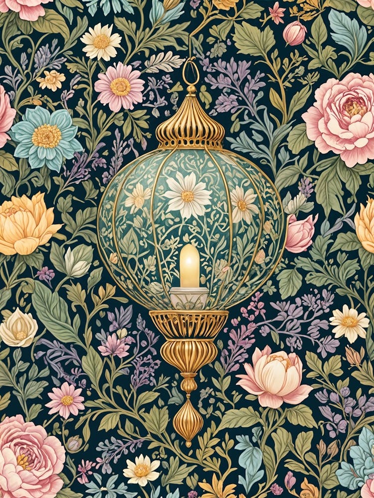 Floral Lantern 1