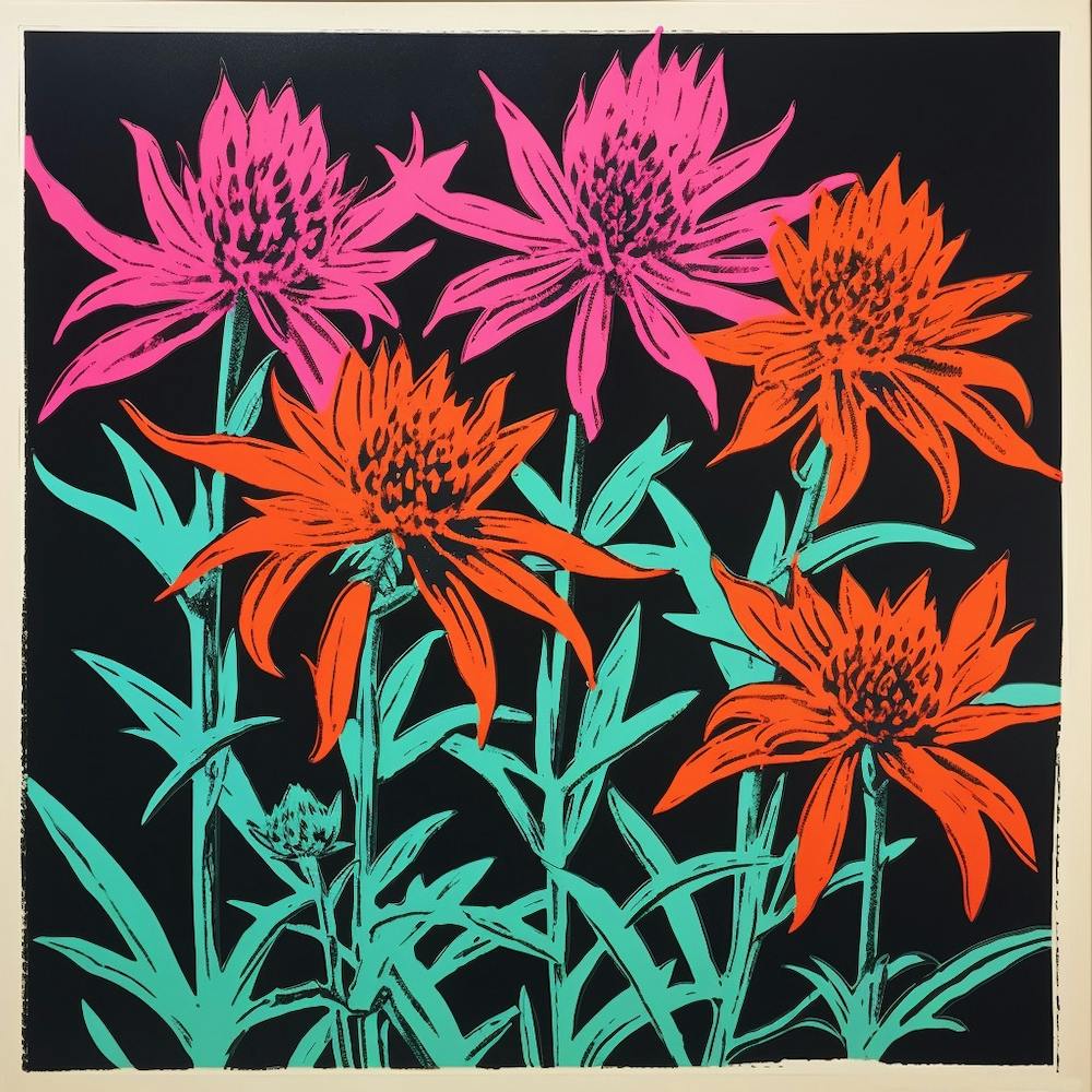 Edelweiss 2 Pop Art Illustration Square