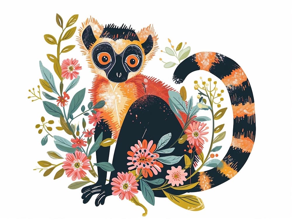 Little Floral Lemur 4
