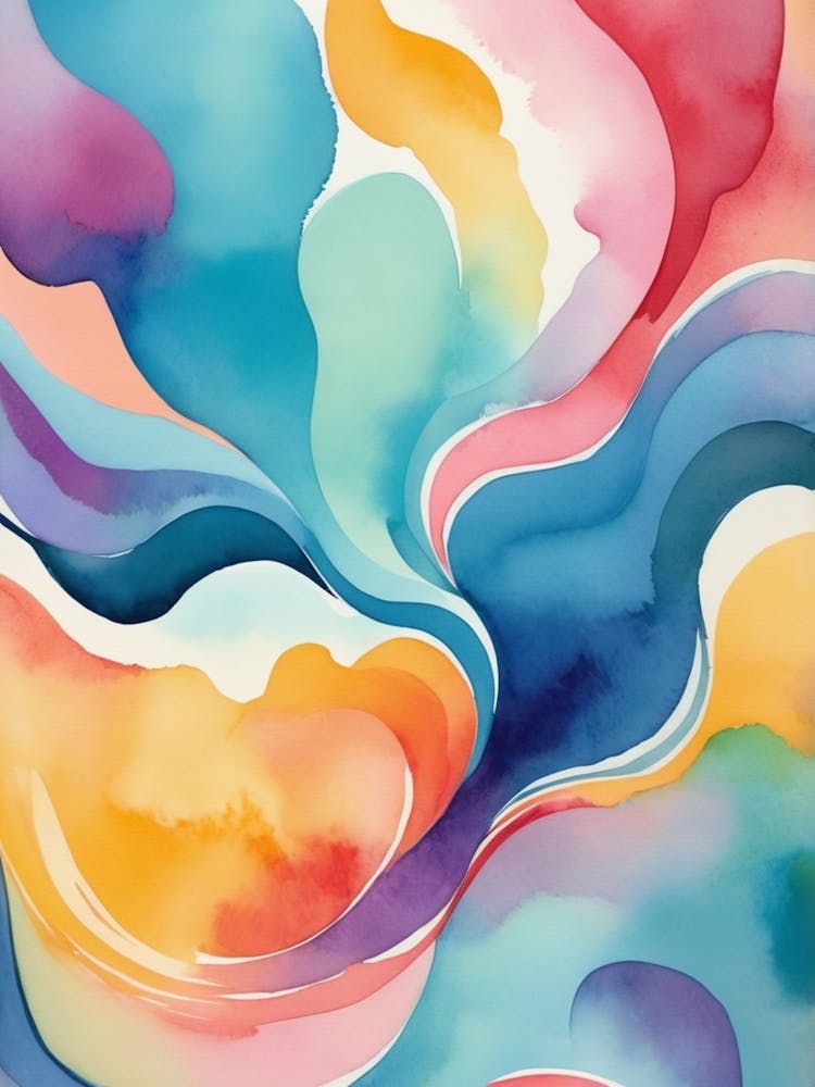 Abstract Watercolor Painting 27
