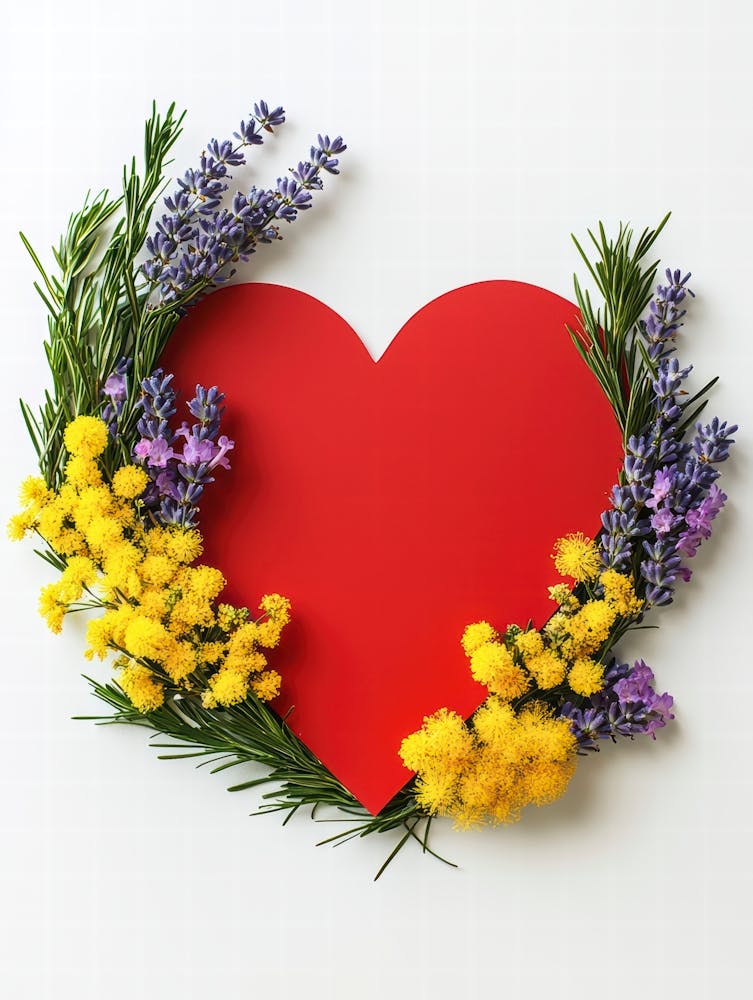 Heart With Flowers 8