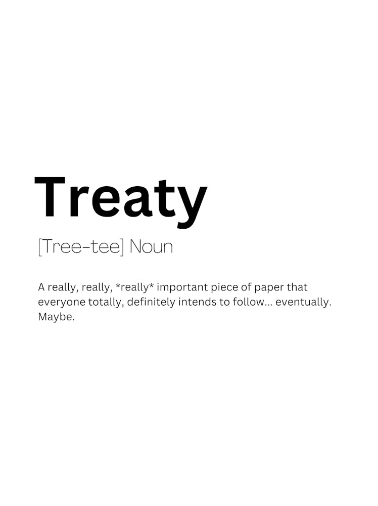 Treaty Definition Meaning