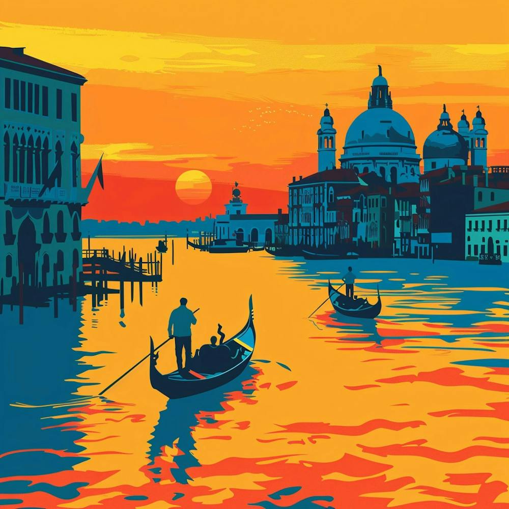 A Venice With Grand Canal Vector Design Illustra 1720474889 3