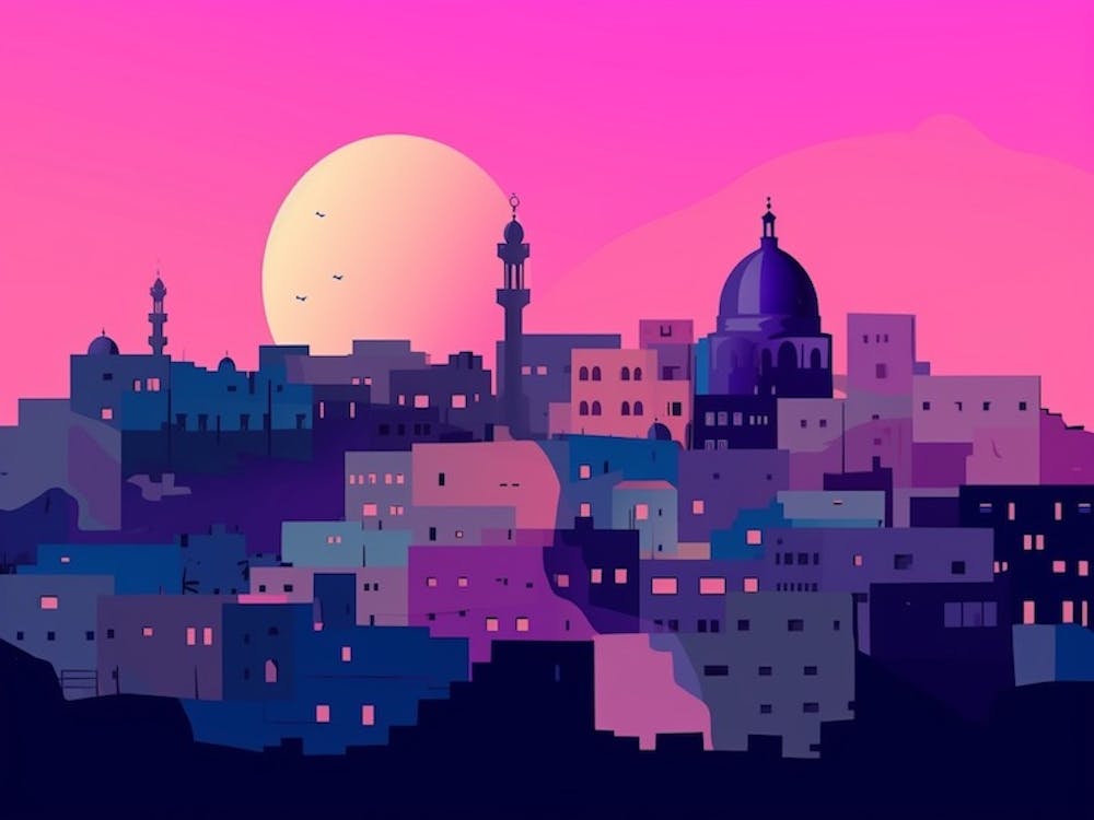Muscat Stadtansicht