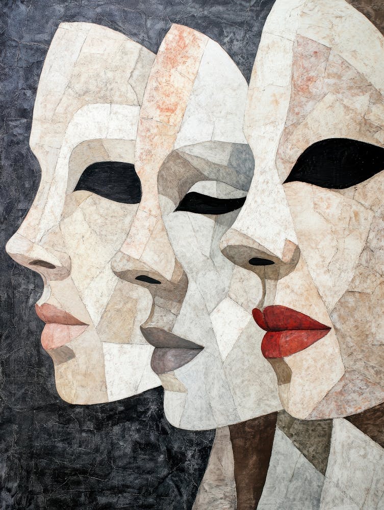 Three Women'S Faces 1