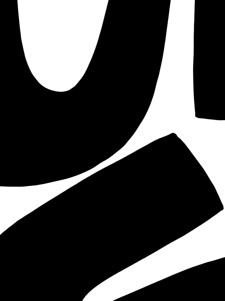 Abstract Painting black