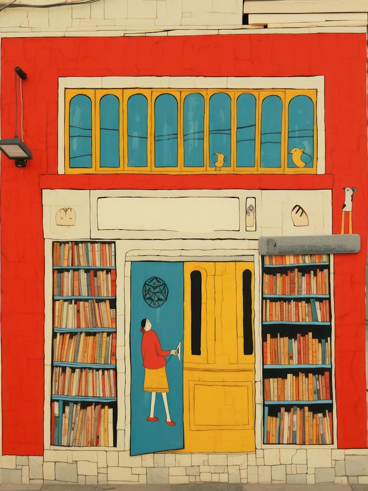 Izmir Turkey The Book Nook Pastel Colours 2