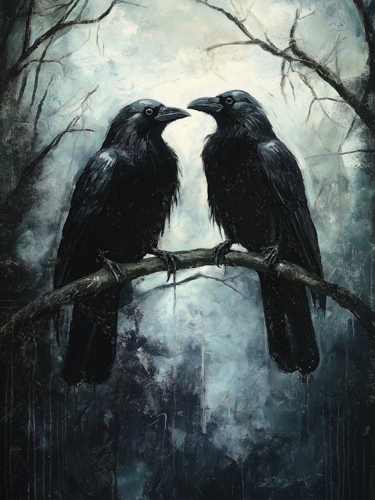 Gothic Ravens: A Dark and Mysterious