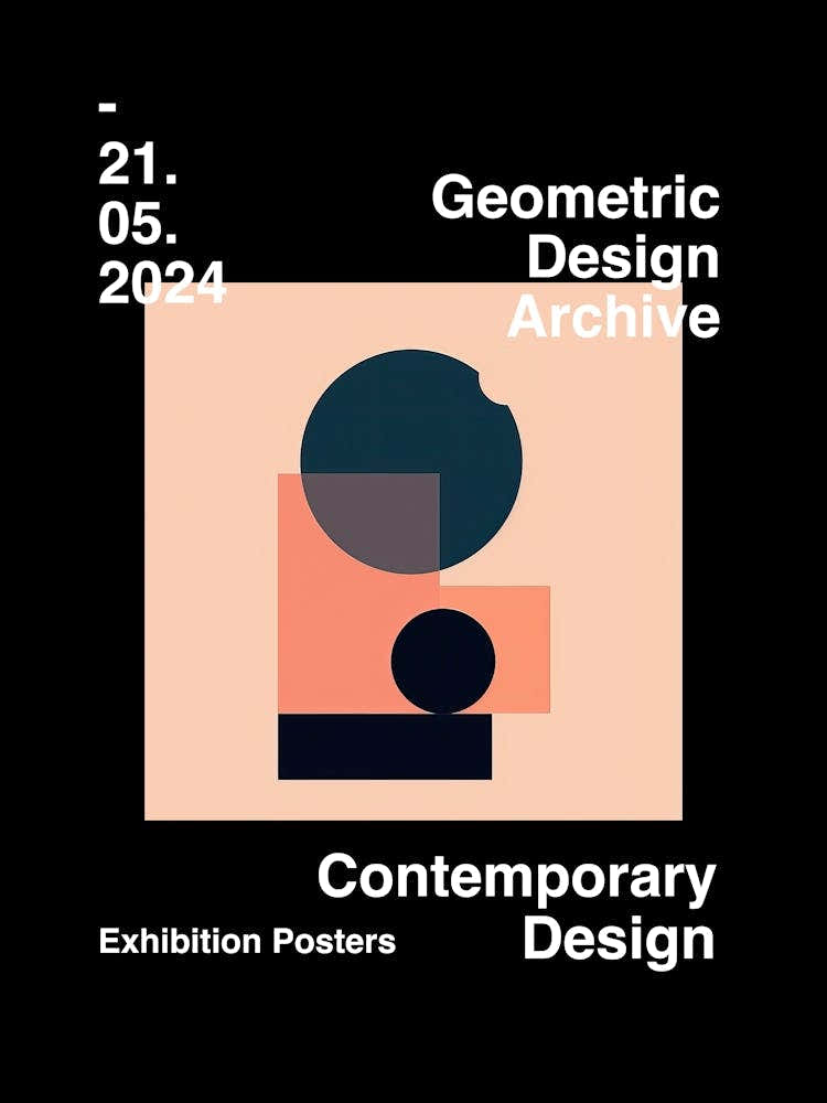 Geometric Design Archive Poster 46