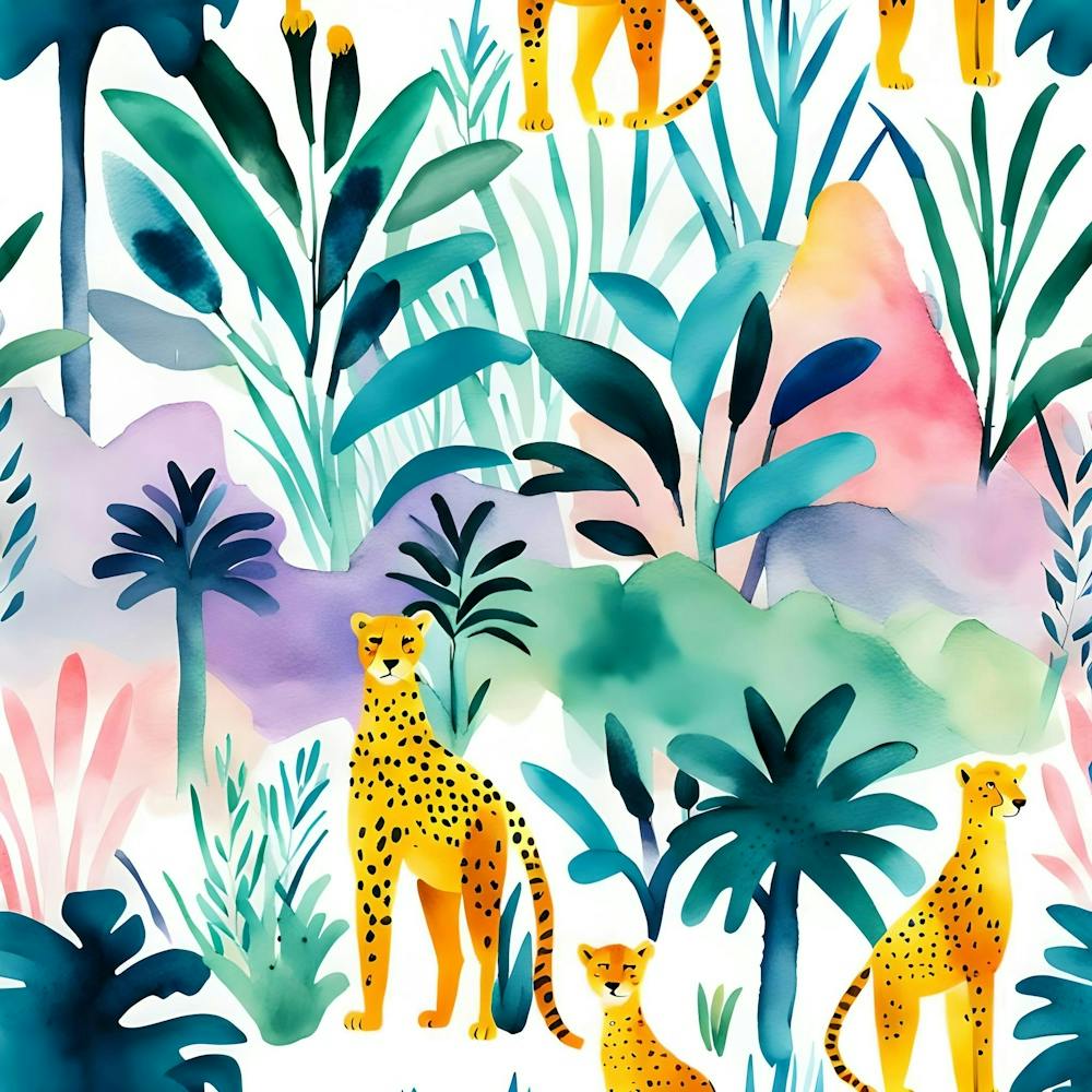 Leopards In The Jungle 09