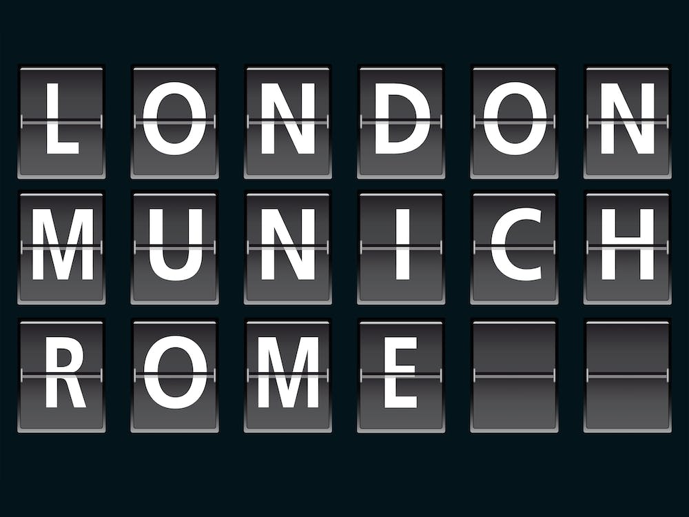 London, Munich, Rome Travel