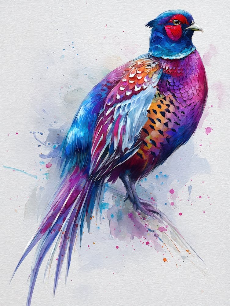 Aihrgdesign Isolated Watercolor Painting Of Birds Colorful Ph Dabe21f8 7ee1 48b1 83db 443067b02862 3
