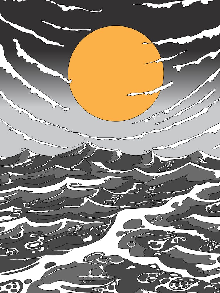 Sunrise Over The Ocean