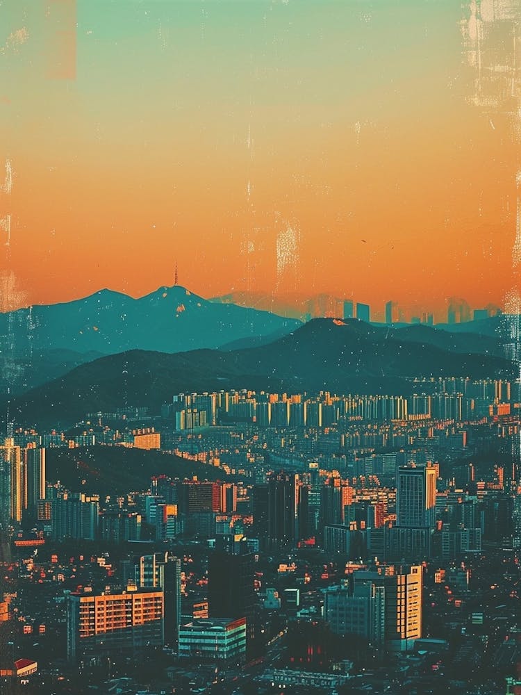 Seoul Retro Photo Polaroid Inspired 1