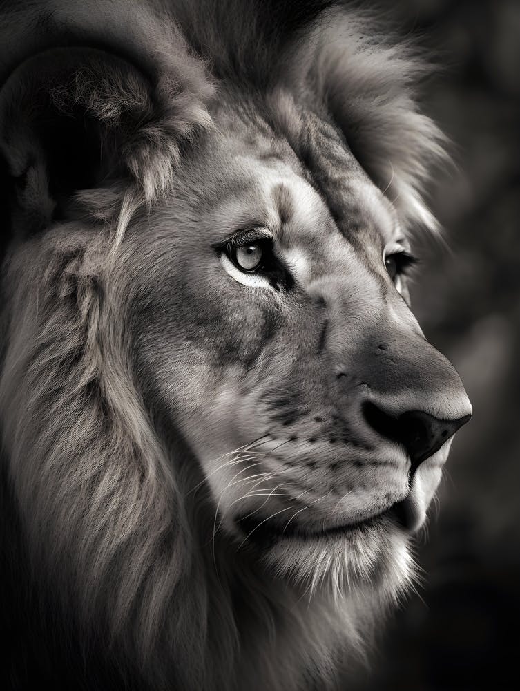 Lion in the Wild