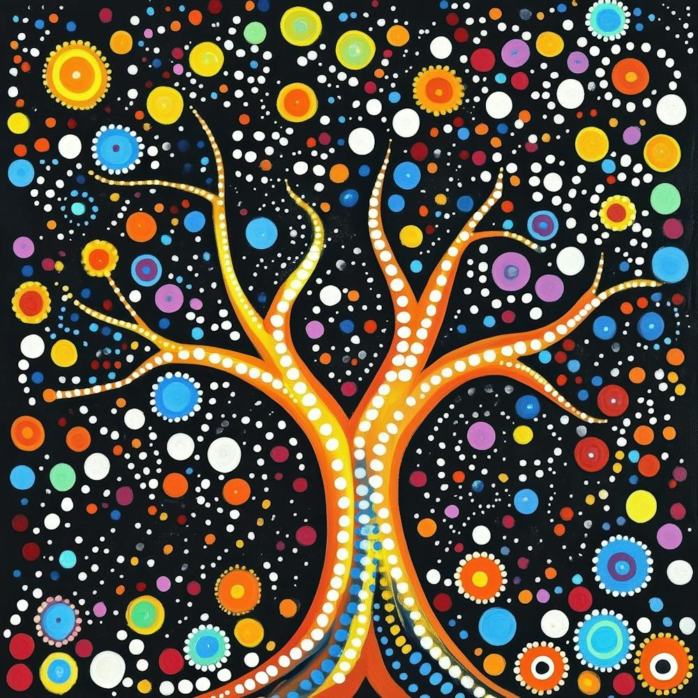 Colorful Tree of Life 18