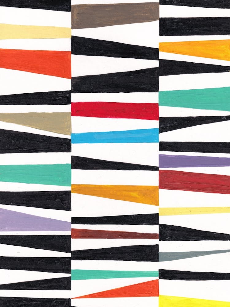 Abstract Stripes Canvas