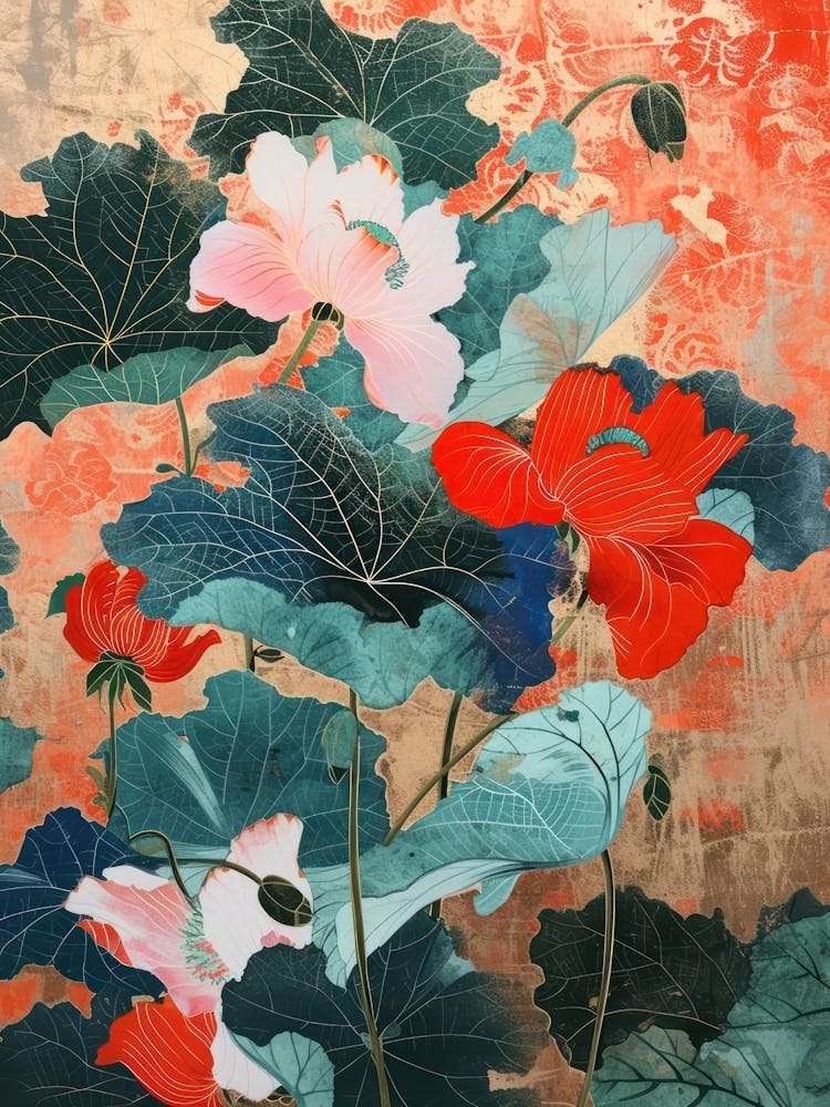 Hokusai Great Japan Botanical Japanese 8