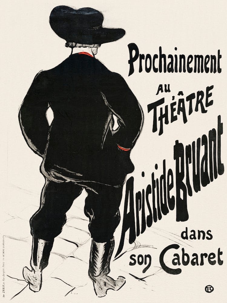 Bruant Au Mirliton (1894), Henri de Toulouse-Lautrec