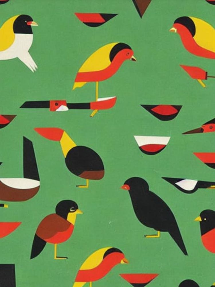 Baldpate Midcentury Illustration Bird