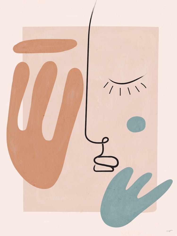 Abstract Portrait Of A Face