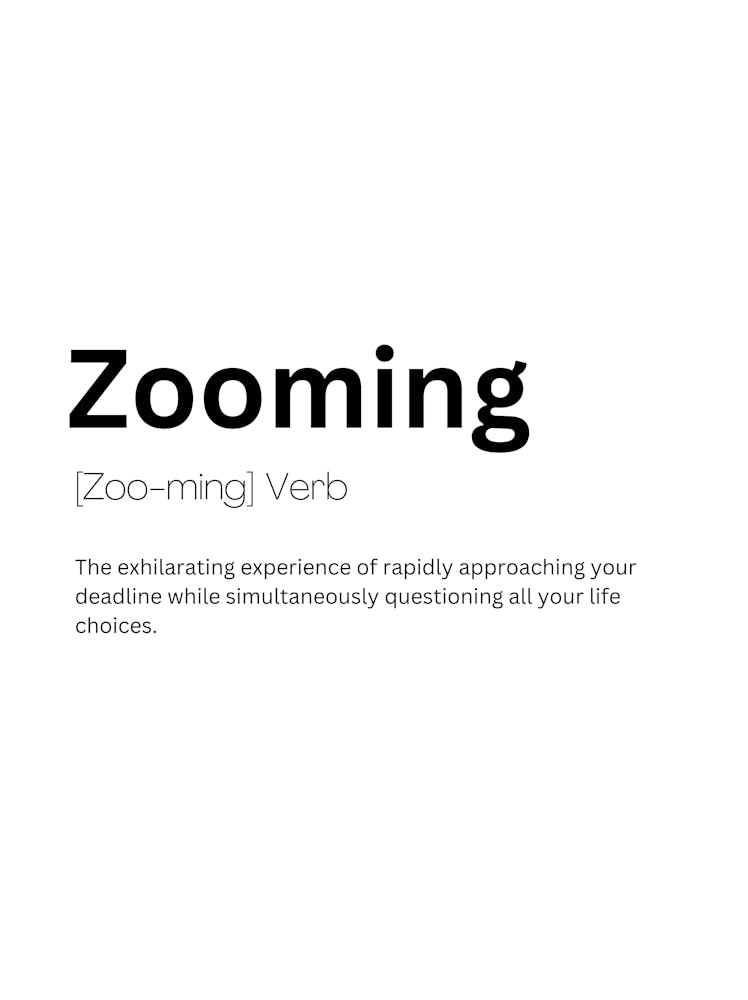 Zooming Definition Meaning