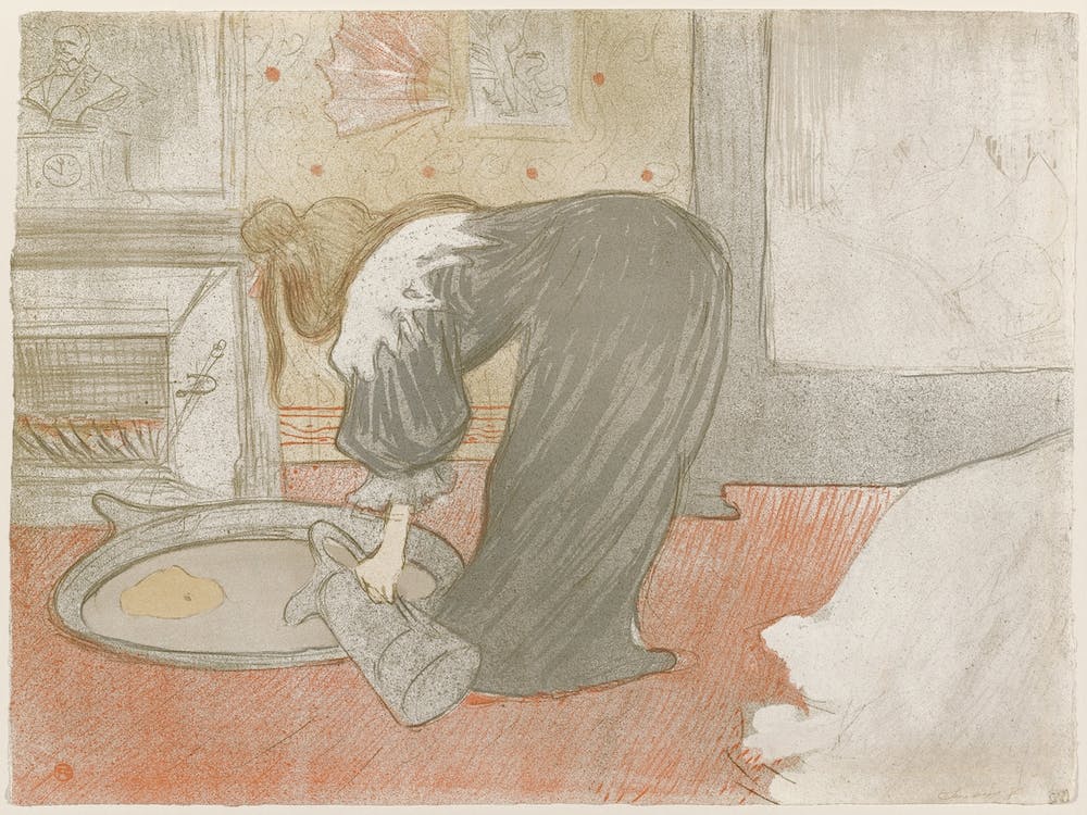 Femme Au Tub (1896), Henri de Toulouse-Lautrec