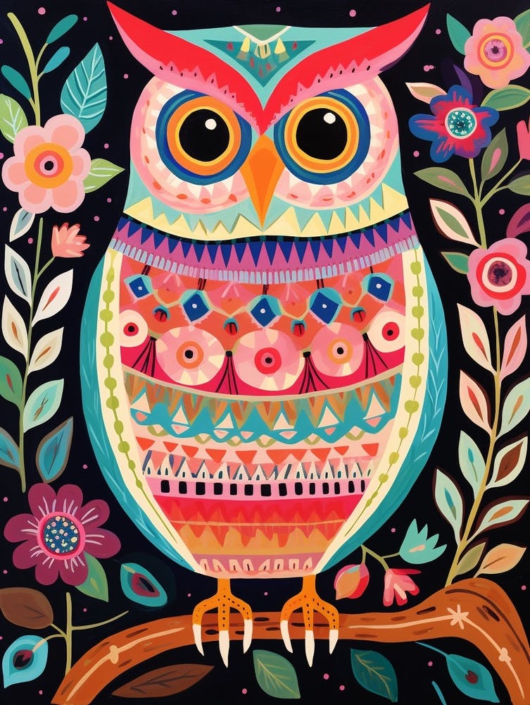 Hibou Scandi Rose 2