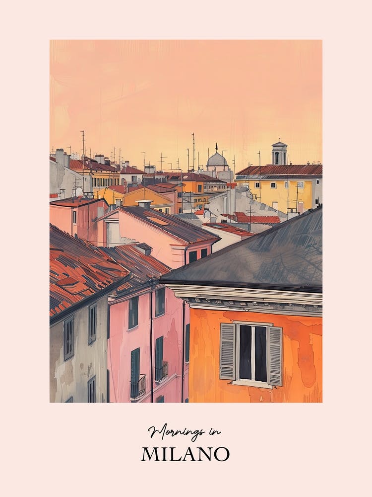Mornings In Milano Rooftops Morning Skyline 4