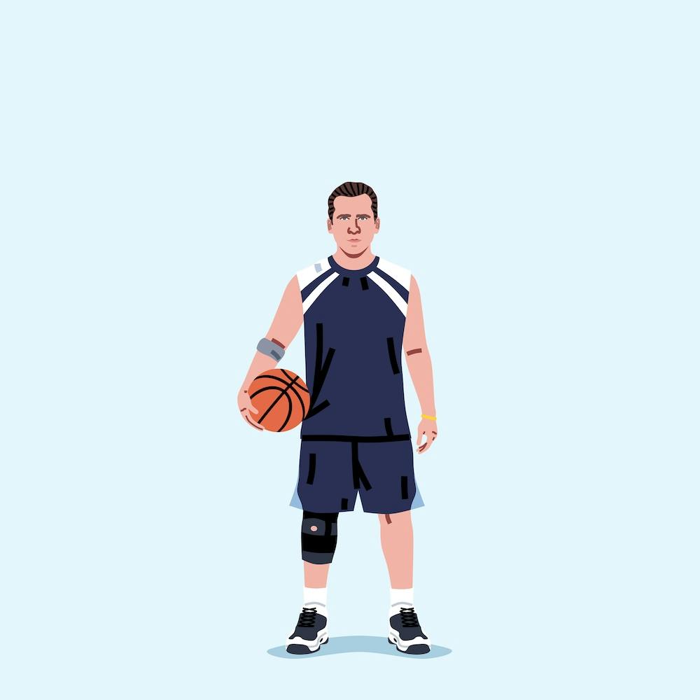 Basketball Mike Square