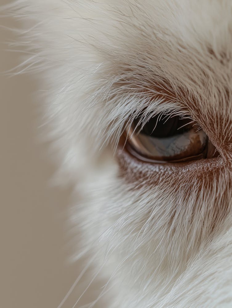 Close Up Of A Dog'S Eye.Generated AI.