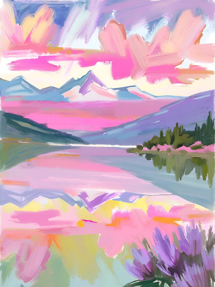 Sunset At The Lake 1