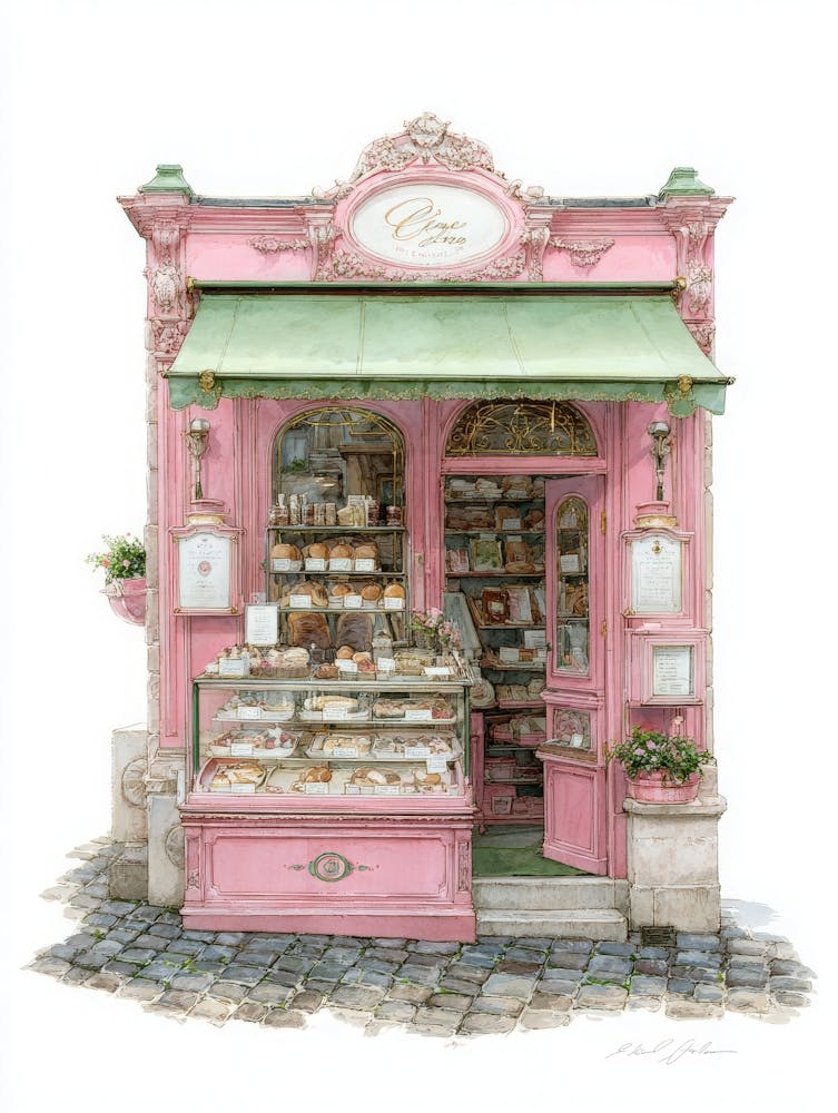 Aihrgdesign A Vintage Style Bakery Storefront In A Small Euro 5c6ee5f6 C9ea 4858 Ba7d C548590b66b6 3