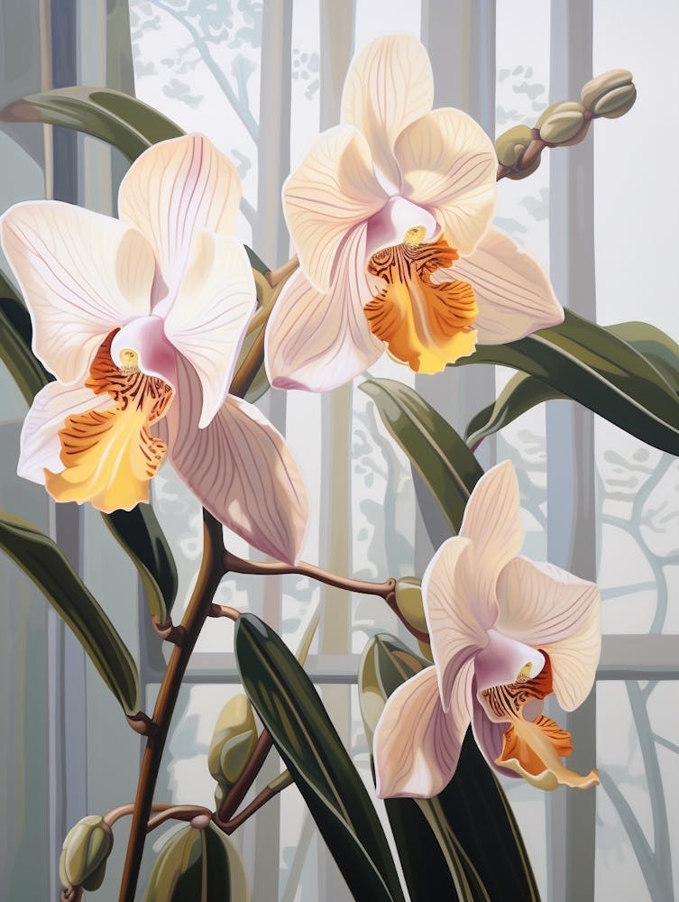 Orchid 2 Flower Painting