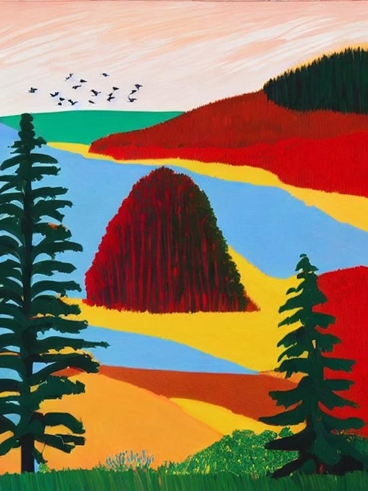 Olympic National Park 1 United States Of America Abstract Colourful