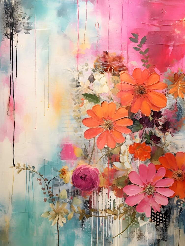 Vintage Helle Blumen 14