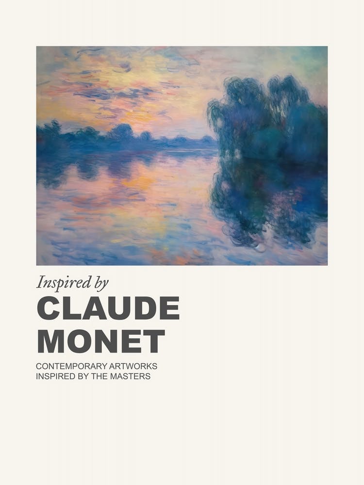 Museum Poster Inspired By Claude Monet 3
