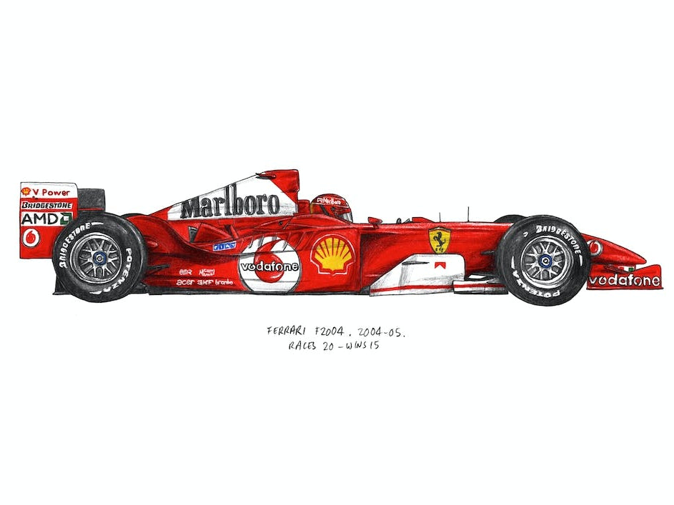 Ferrari F2004 Car