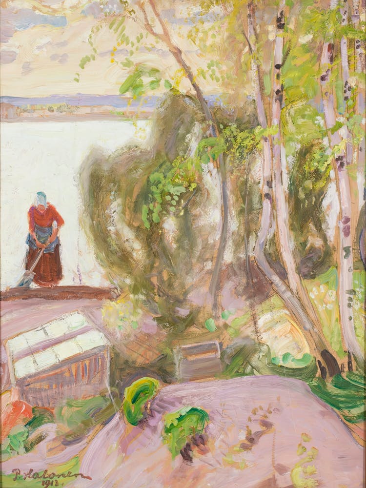 From The Garden (1913), Pekka Halonen