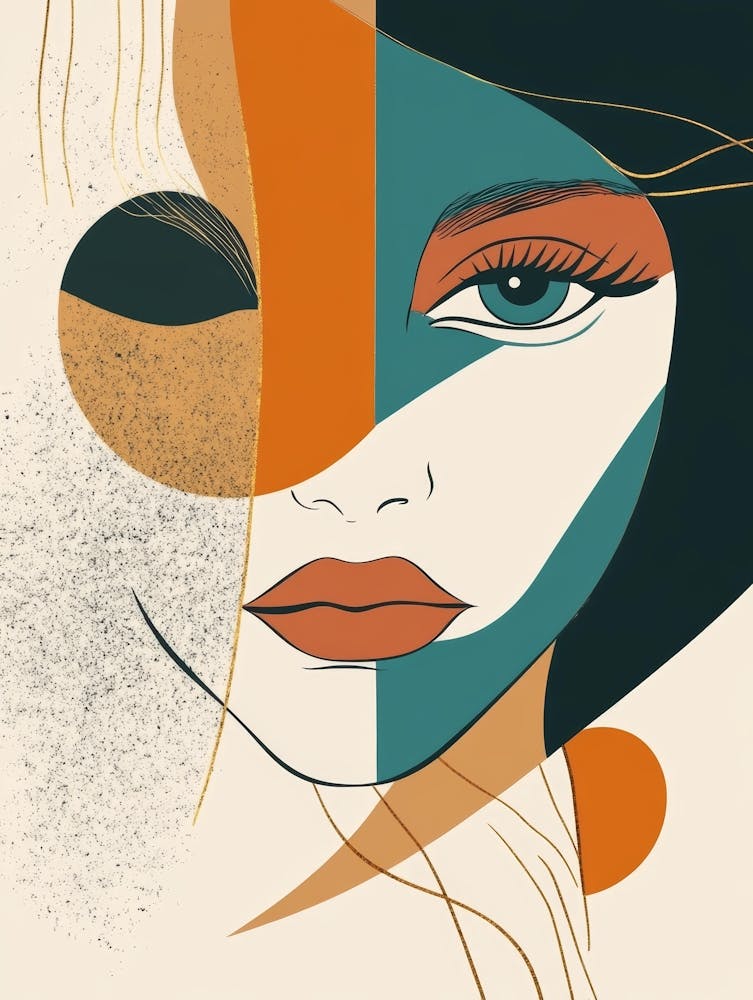 Abstract Woman'S Face 30